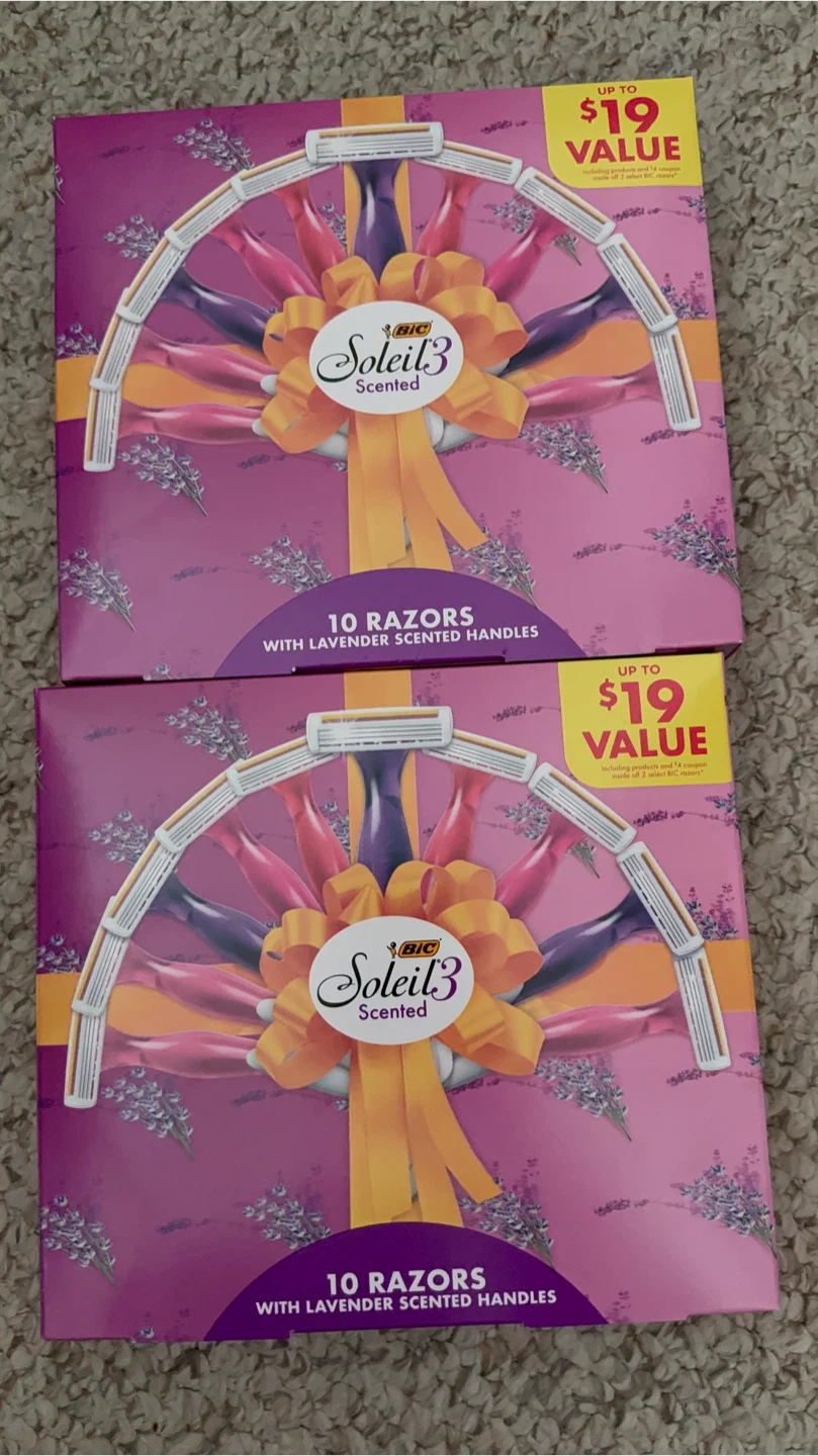 BIC Soleil 3 Scented Razors - 2 Boxes
