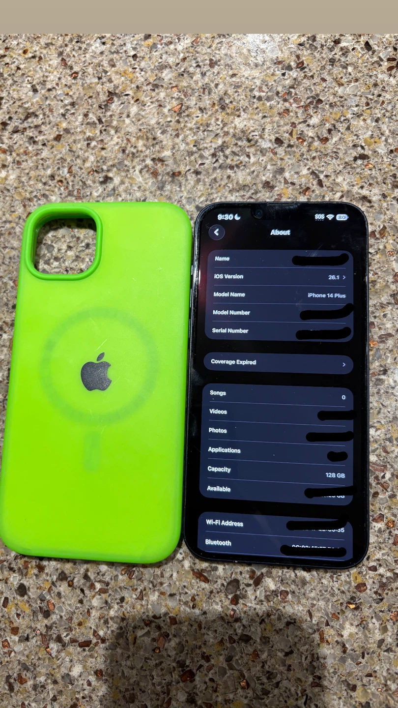 iPhone 14 Plus 128GB Black - photo 2
