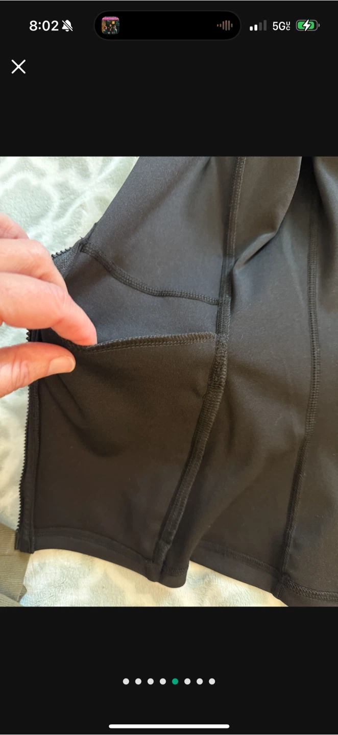Lets Fit Active Black Zip-Up Hoodie Medium like Lululemon - photo 5