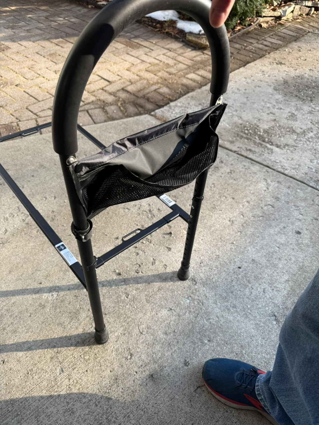🧡Adjustable Bed Rail Assist Grab Bar with legs - photo 2