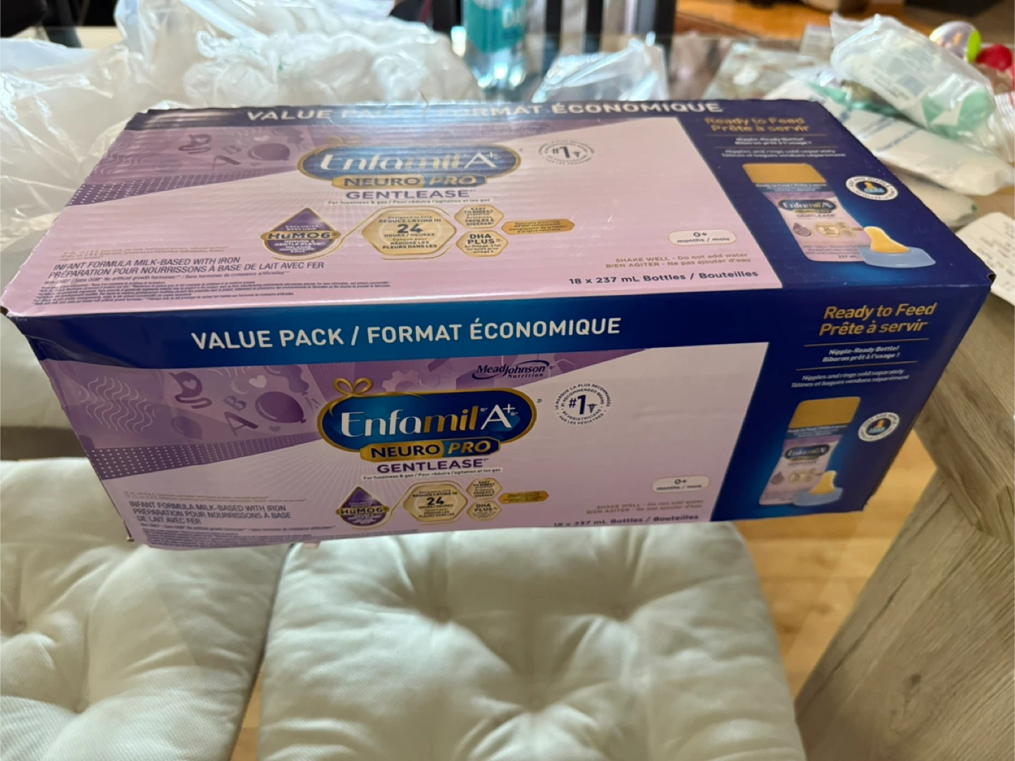 Enfamil A+ Neuropro Gentlease Formula - 18 Bottles 🧡