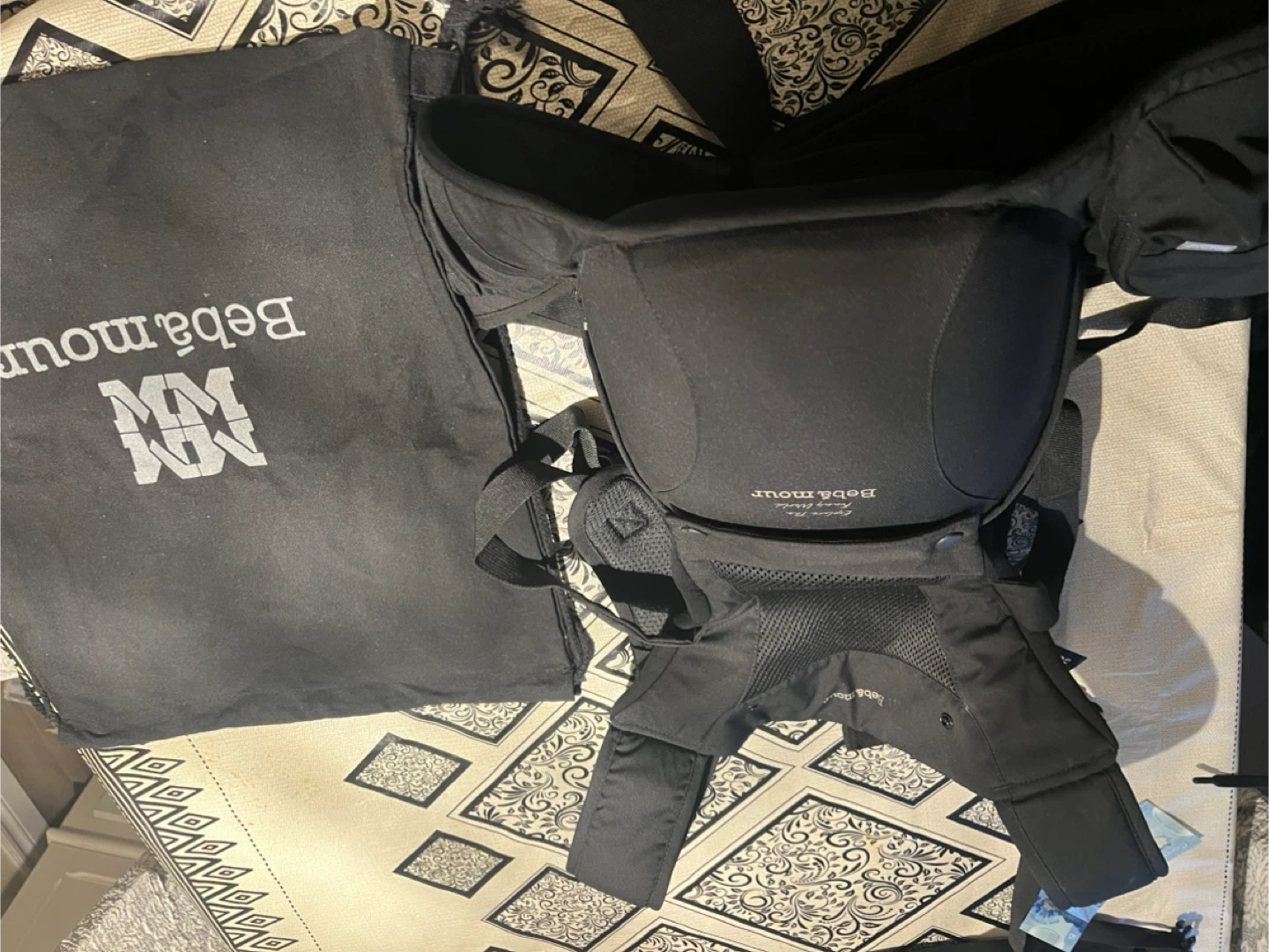 Bebamour Baby Carrier - 6 in 1 - Black - photo 5