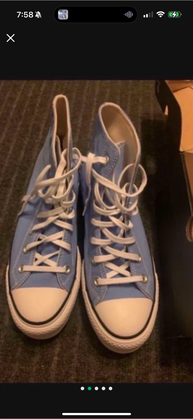 Converse Chuck Taylor All Star Lift High Top - Blue Size 8 - photo 2