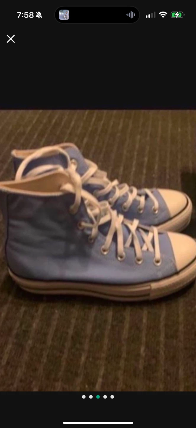 Converse Chuck Taylor All Star Lift High Top - Blue Size 8 - photo 3