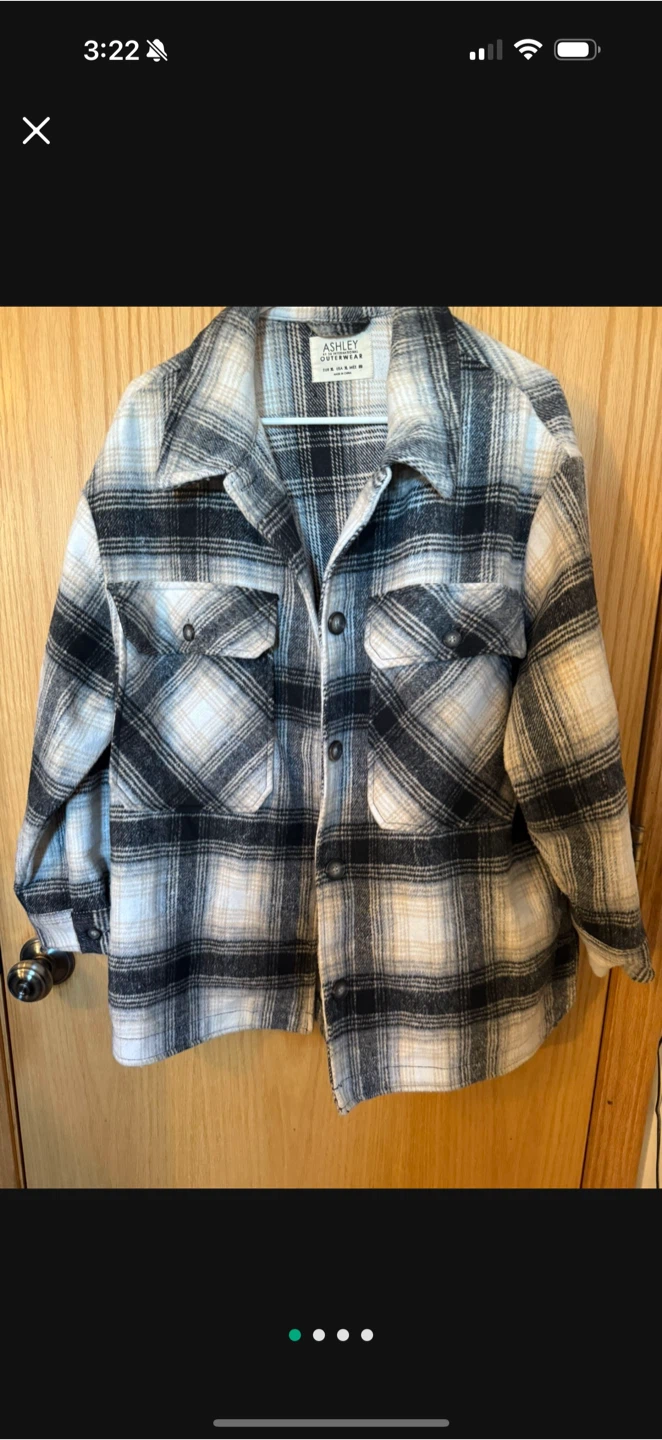 Ashley by 26 International Flannel Shacket XL