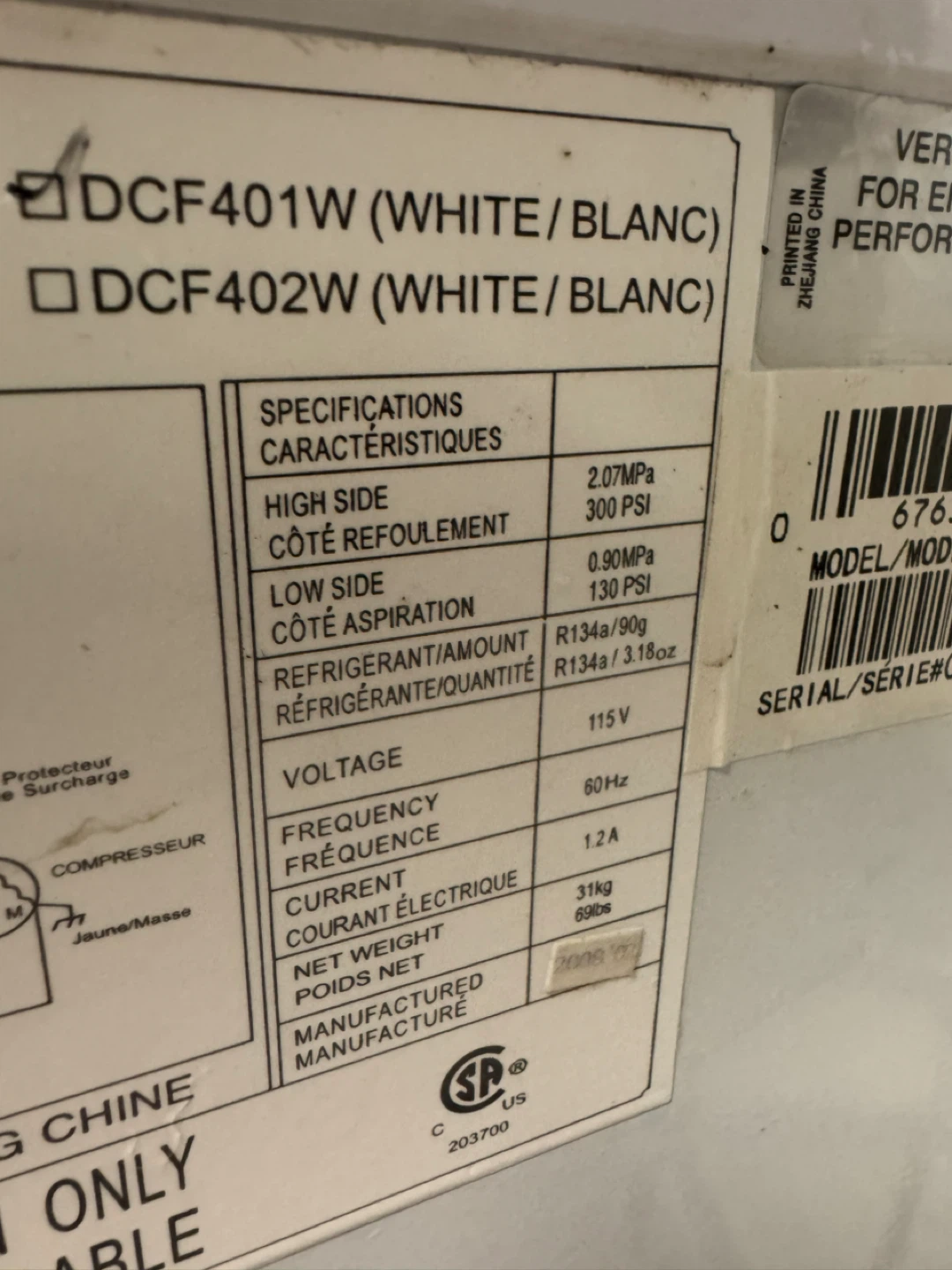 Danby 3.6 cubic feet Chest Freezer - photo 3