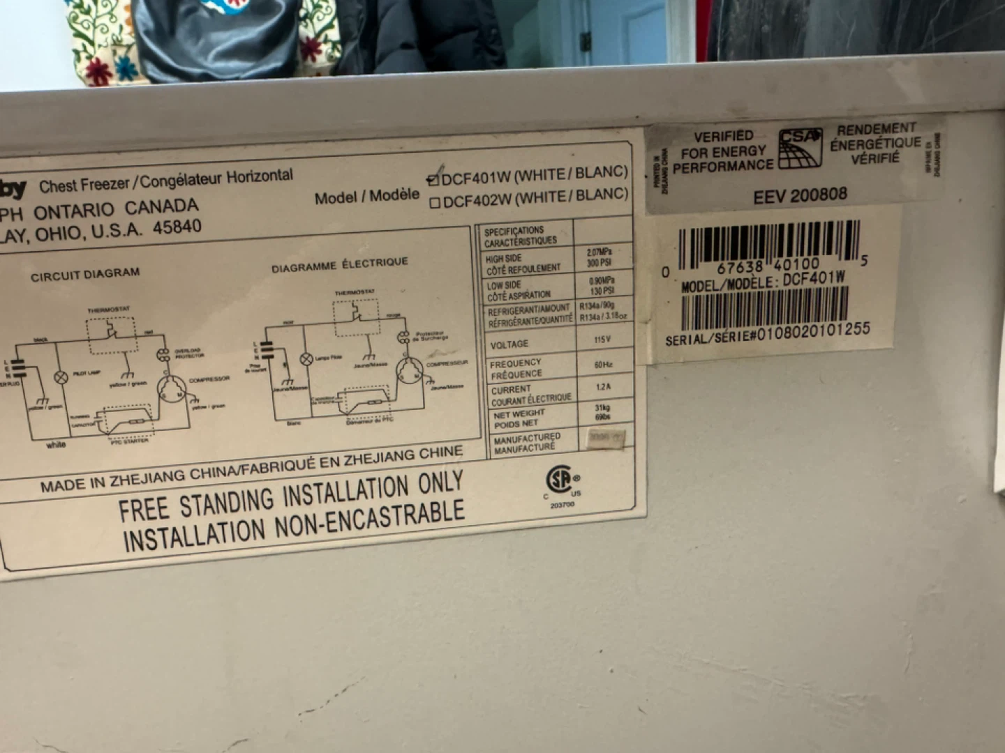 Danby 3.6 cubic feet Chest Freezer - photo 4