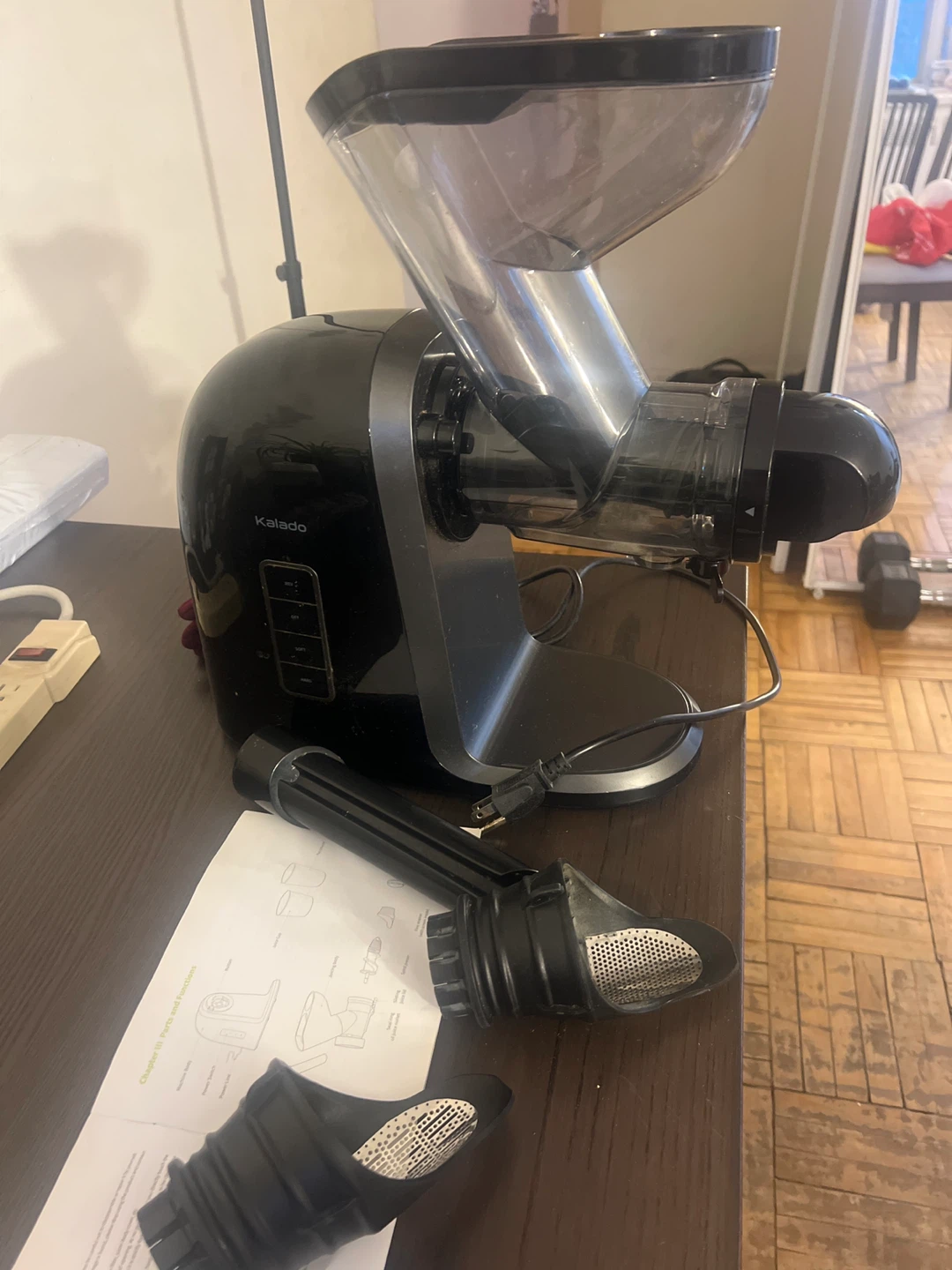 Kalado Cold Press Juicer - Black