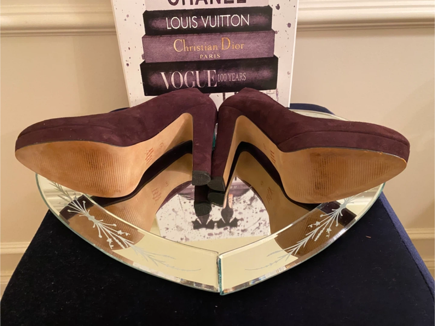 Withe NY Suede Heels - Size 38.5 - photo 4