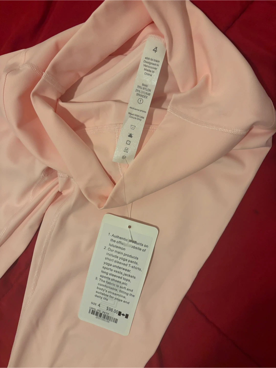 Lululemon Align HR Pant 25" Pink Size 4 - photo 5