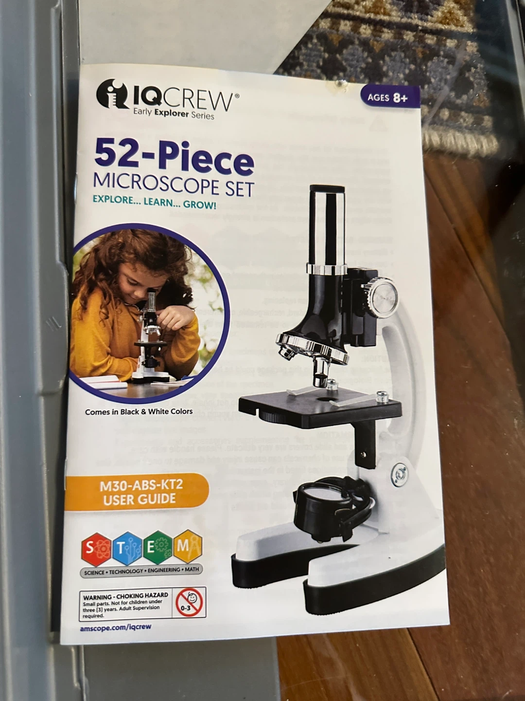 IQ Crew 52-Piece Microscope Set (Ages 8+) - photo 4