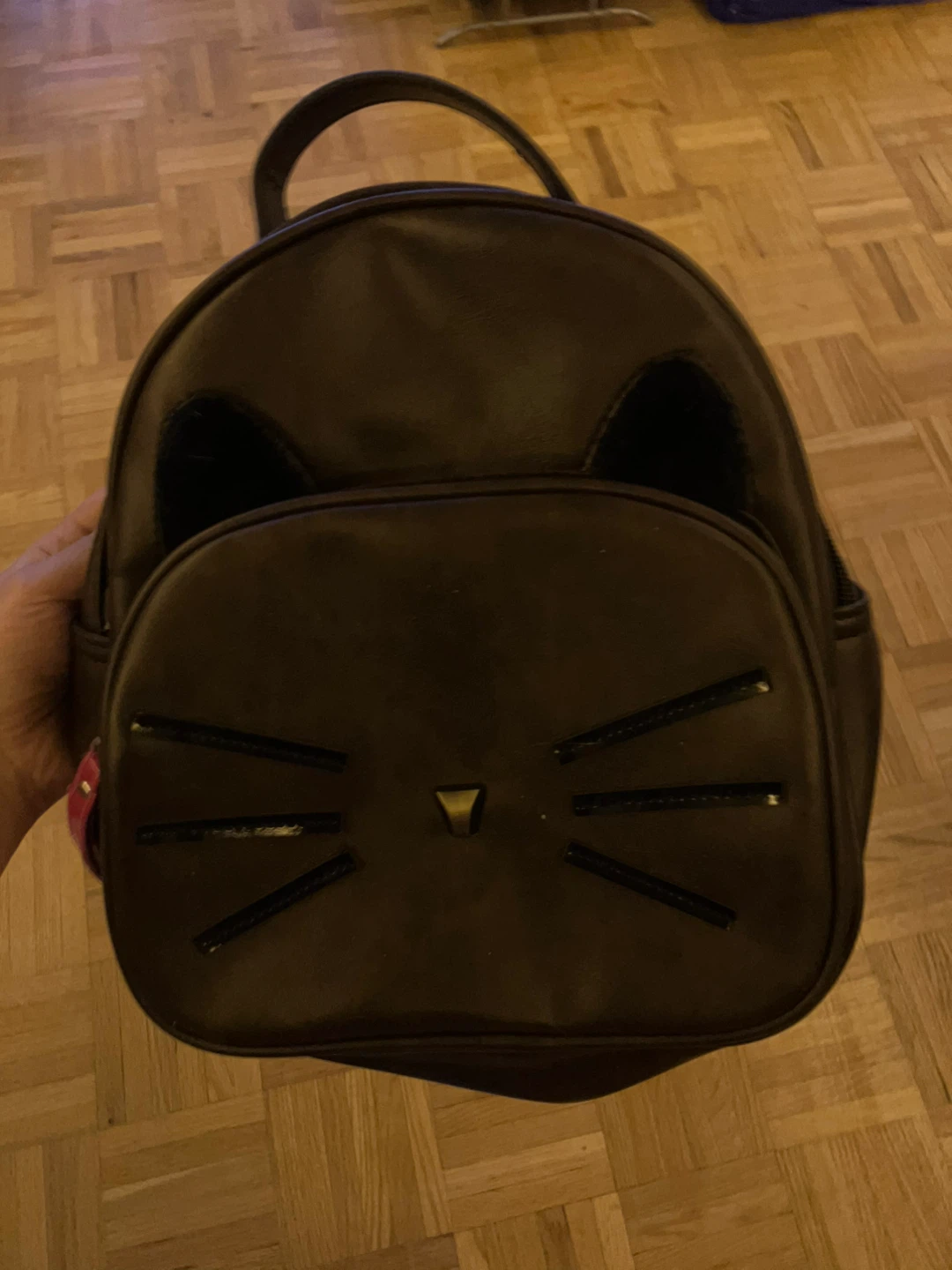 Cat Mini Backpack - Brown