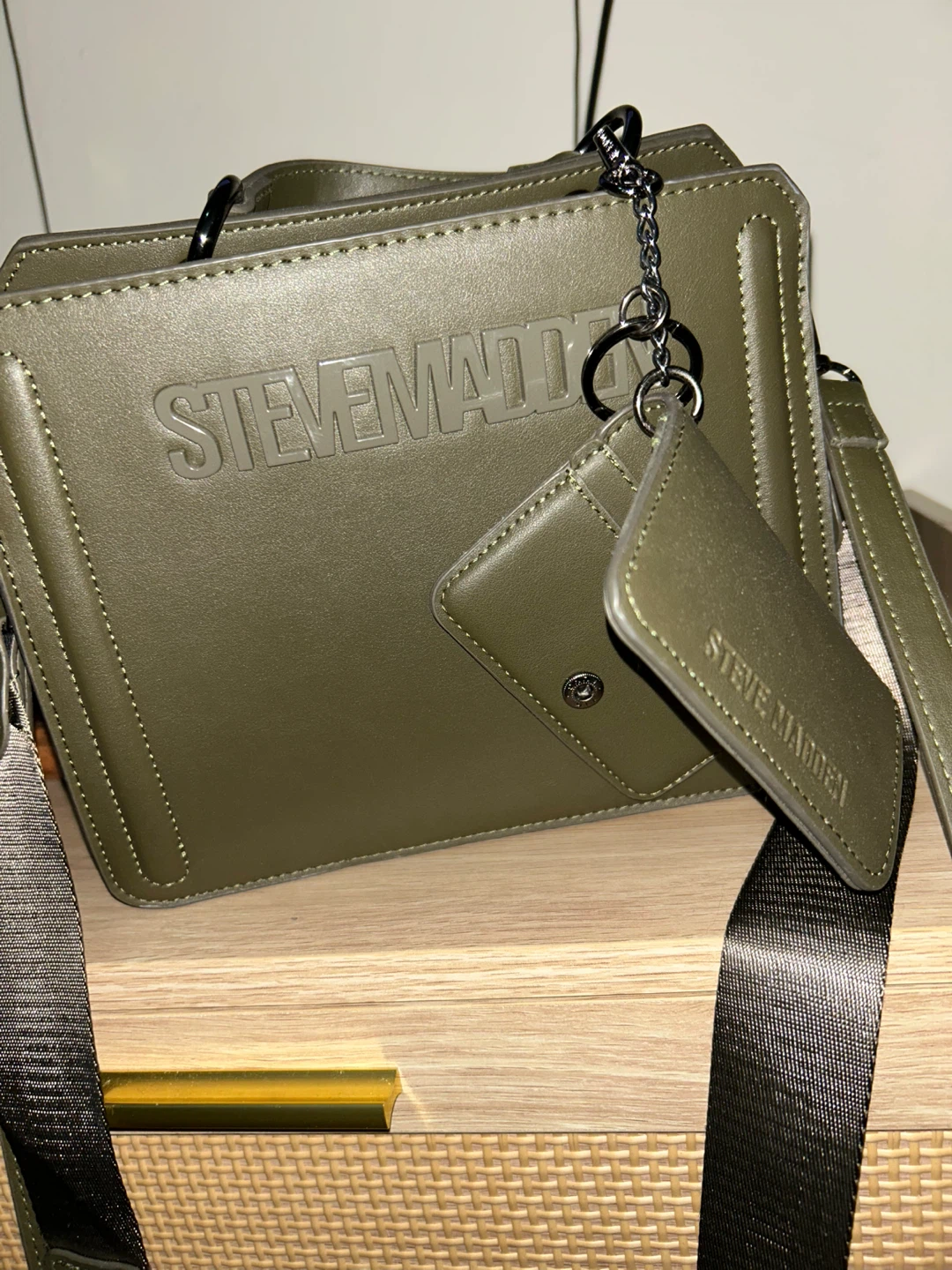 Steve Madden Olive Green Crossbody Bag