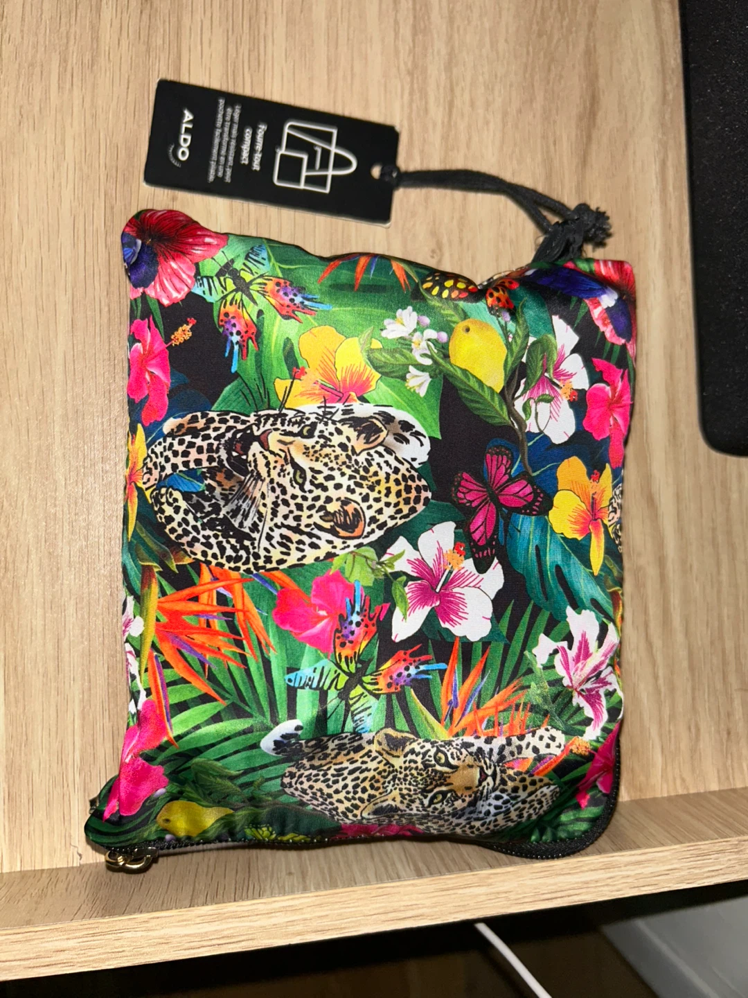 ALDO Floral & Leopard Print Tote Bag
