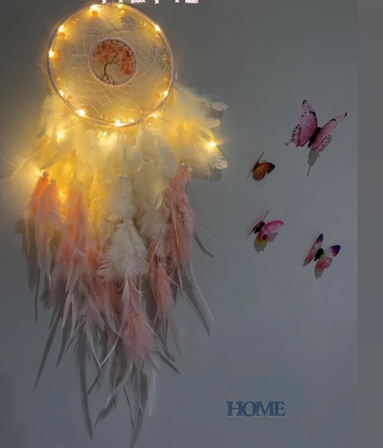 Pink Dream Catcher with Lights - photo 5