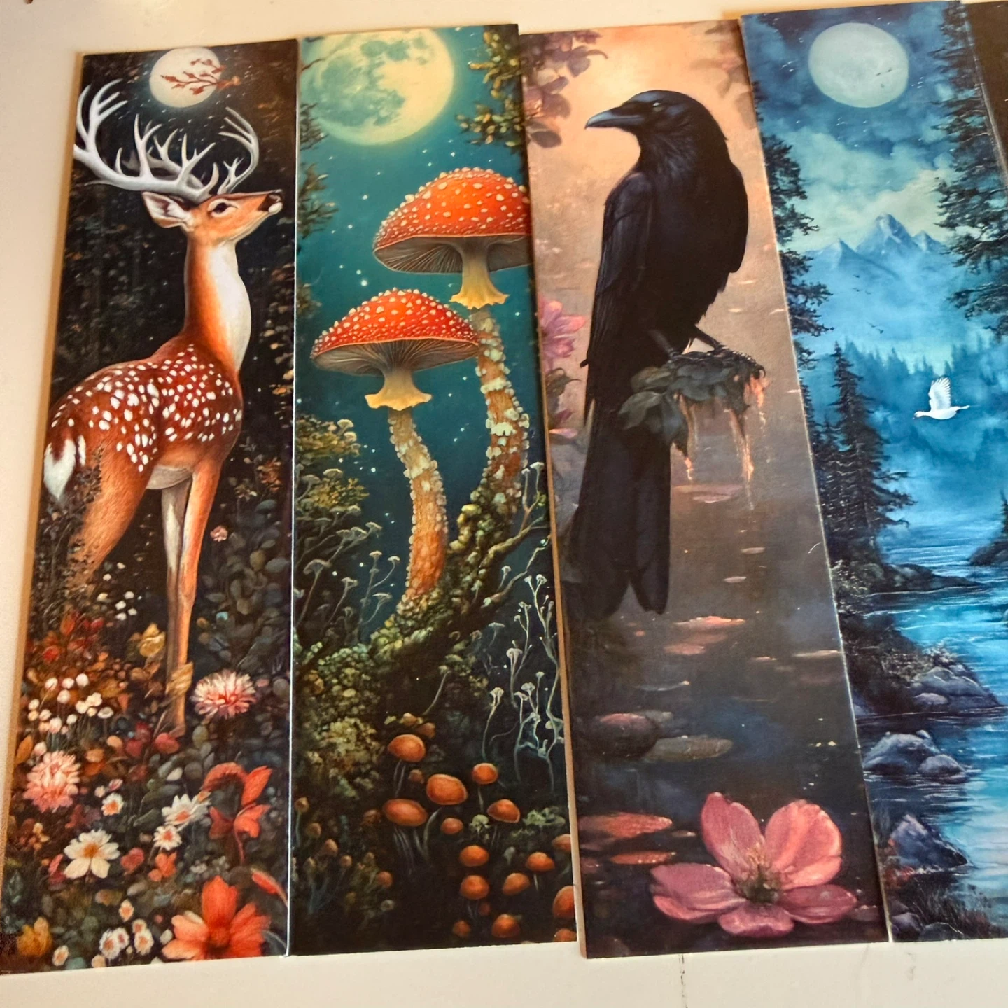 Set of Nature & Forest Wildlife Bookmarks - photo 3