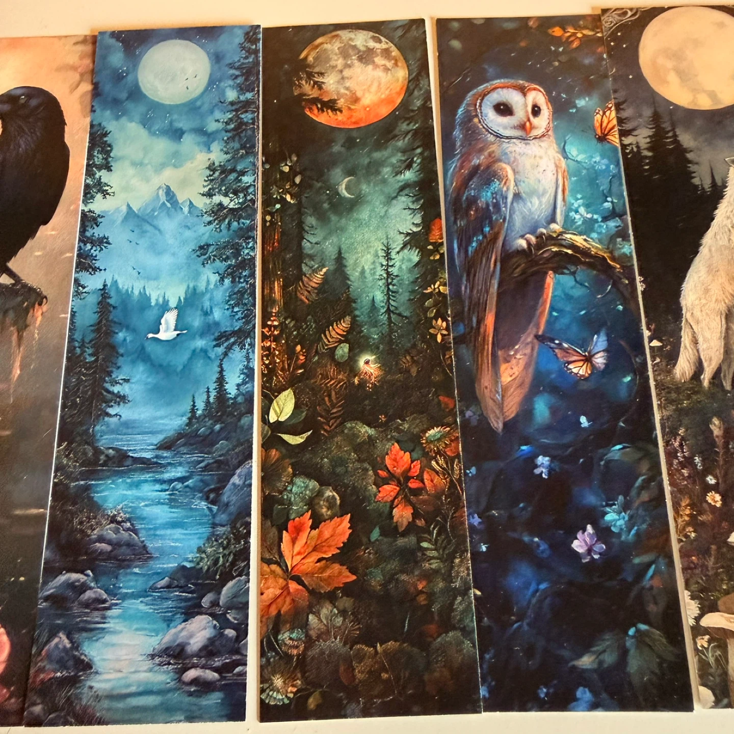 Set of Nature & Forest Wildlife Bookmarks - photo 4