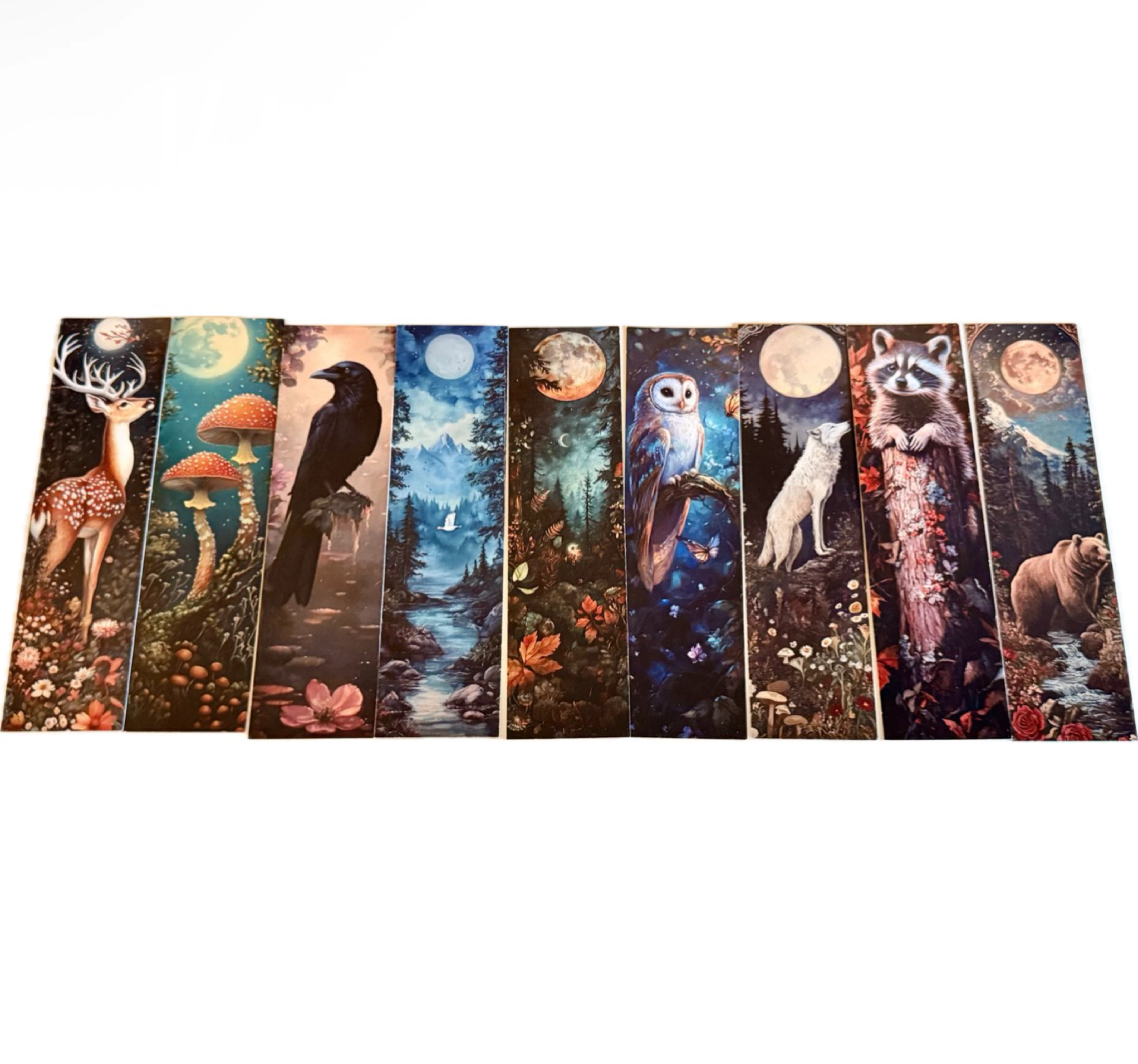 Set of Nature & Forest Wildlife Bookmarks - photo 2