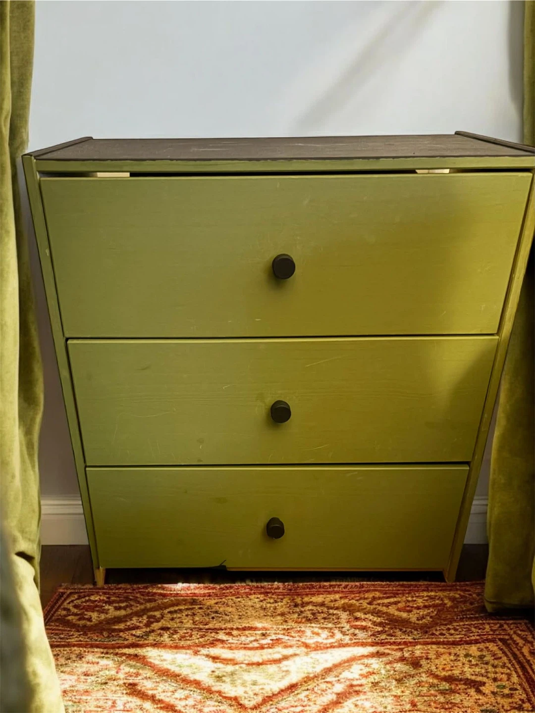 Green 3-Drawer Dresser - photo 5