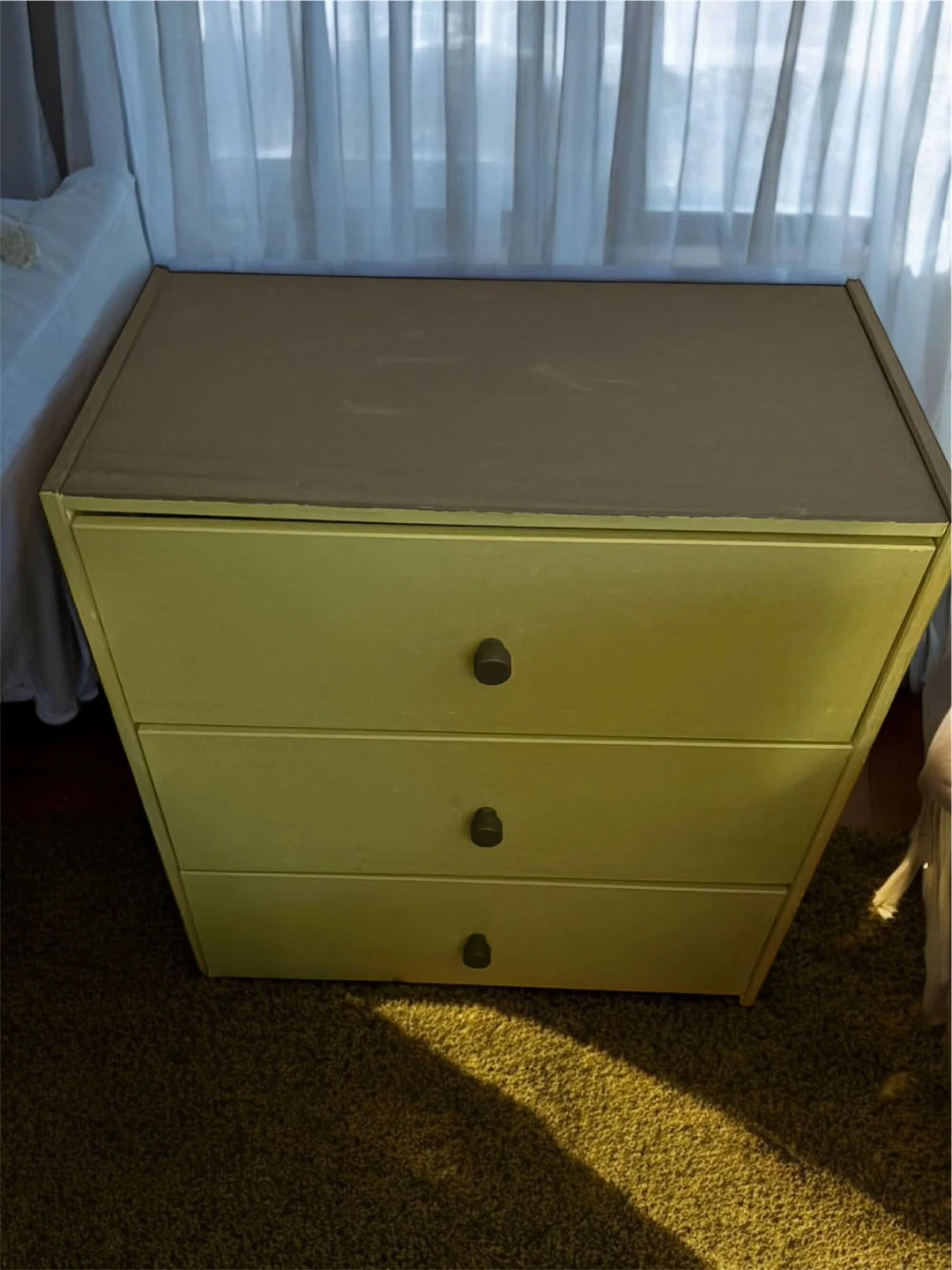 Green 3-Drawer Dresser - photo 4