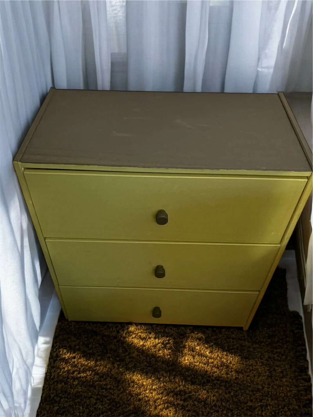 Green 3-Drawer Dresser - photo 2