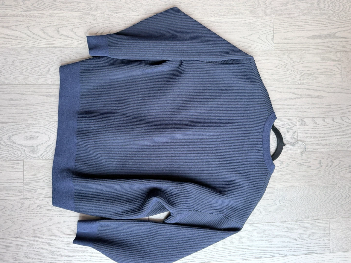 Zara XL Blue Knit Sweater - photo 4