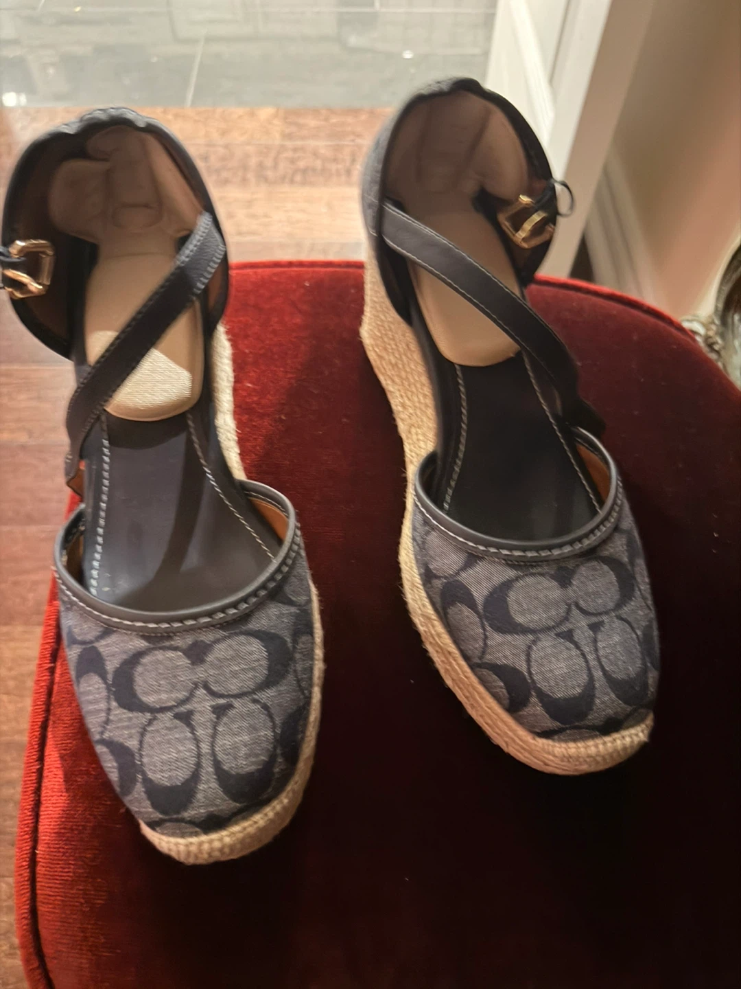 Coach Espadrille Wedge Sandals, Size 9🏆 - photo 2