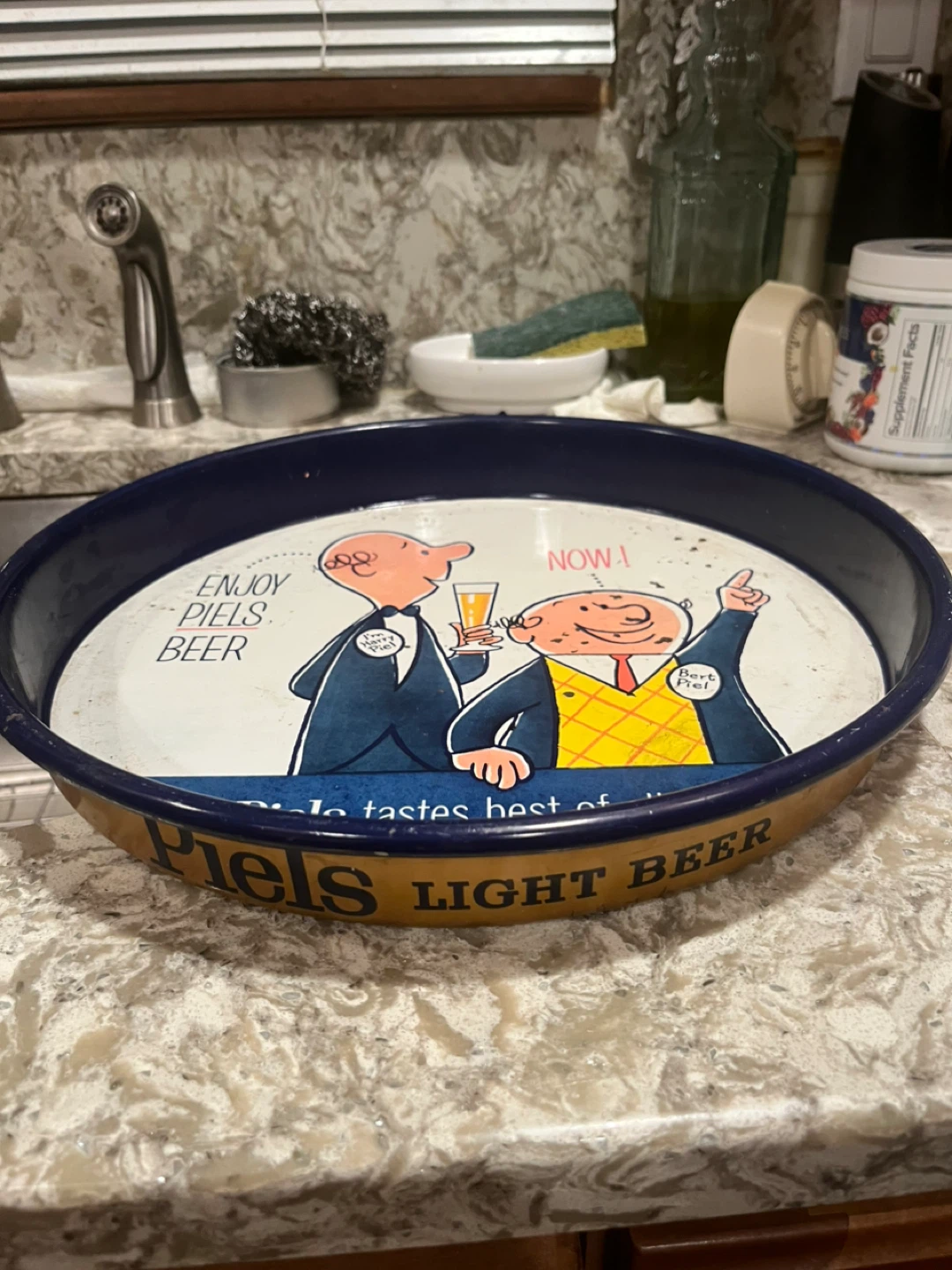 Vintage Piels Light Beer Serving Tray - photo 2