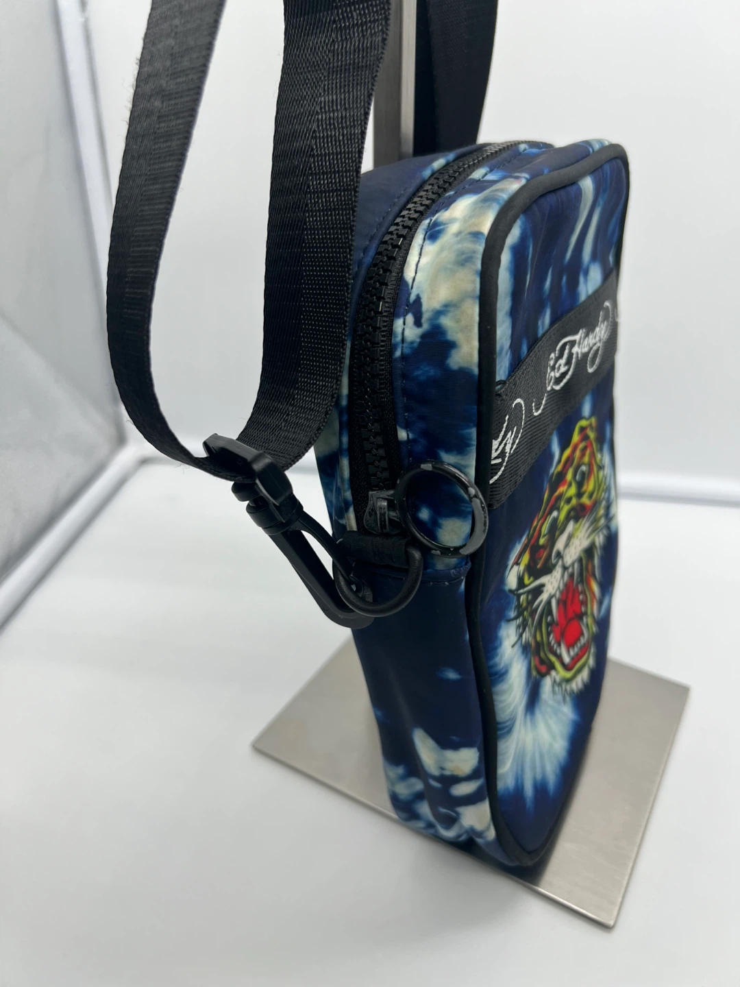 Ed Hardy Blue Tie Dye Graphic Crossbody - photo 5