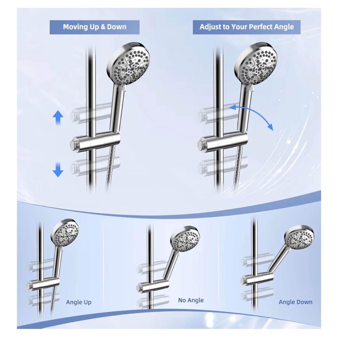 Adjustable Shower Head Holder - Brand New - photo 3