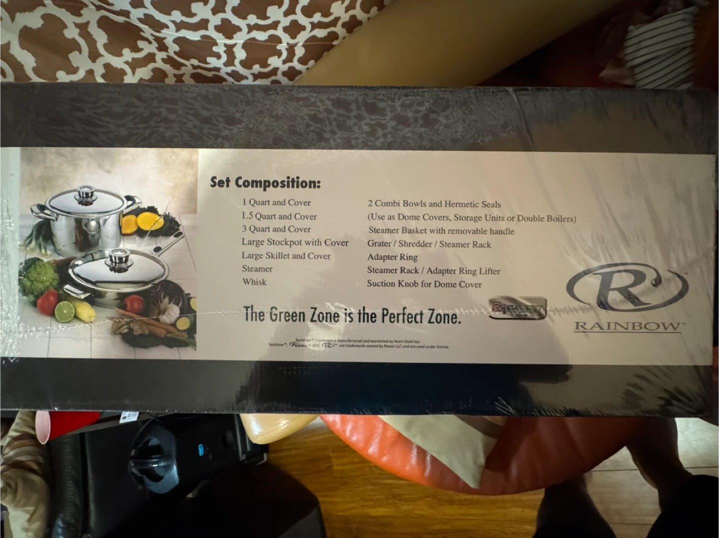 New Rainbow 24-Element Stainless Steel Cookware Set - photo 3