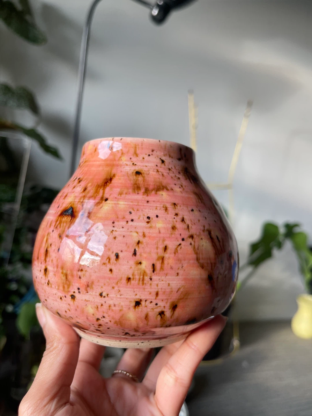 Handmade Pink Ceramic Vase