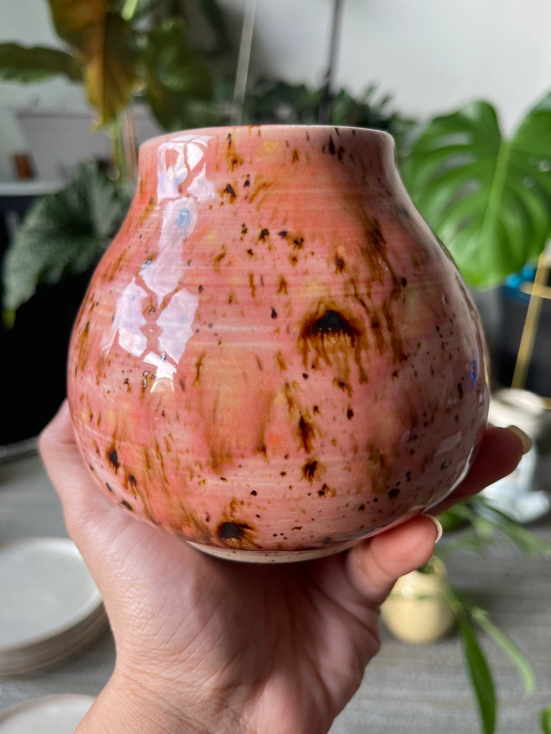 Handmade Pink Ceramic Vase - photo 5
