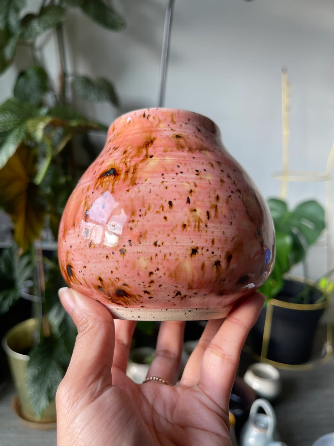 Handmade Pink Ceramic Vase - photo 2