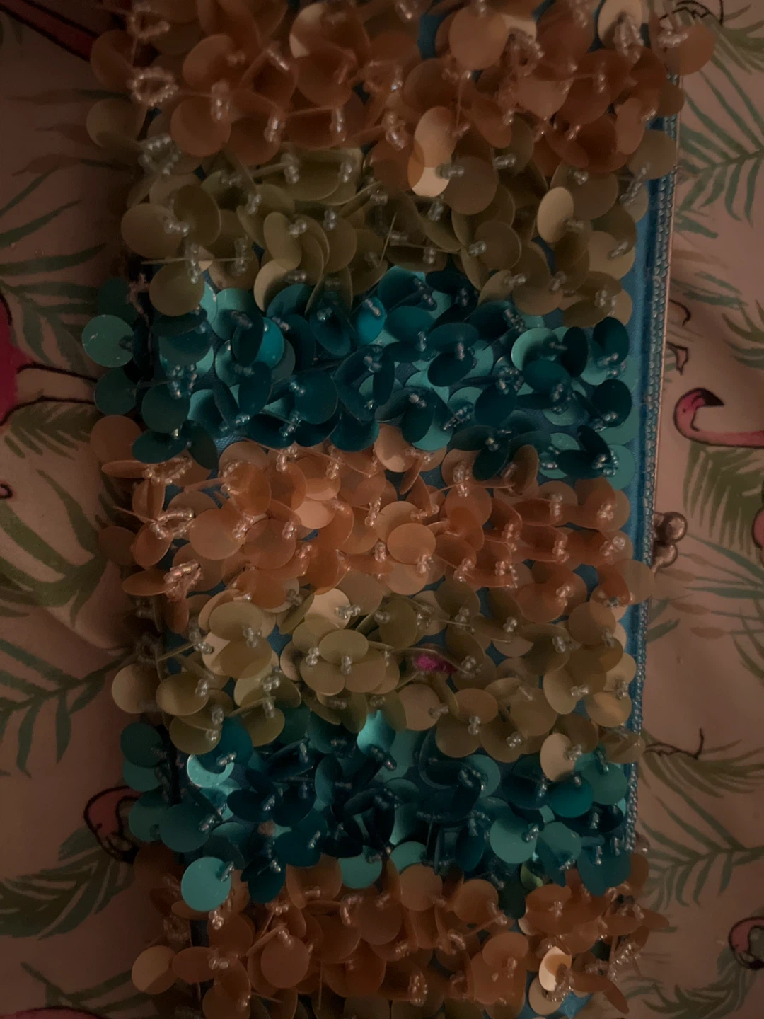 Sequin Clutch Bag
