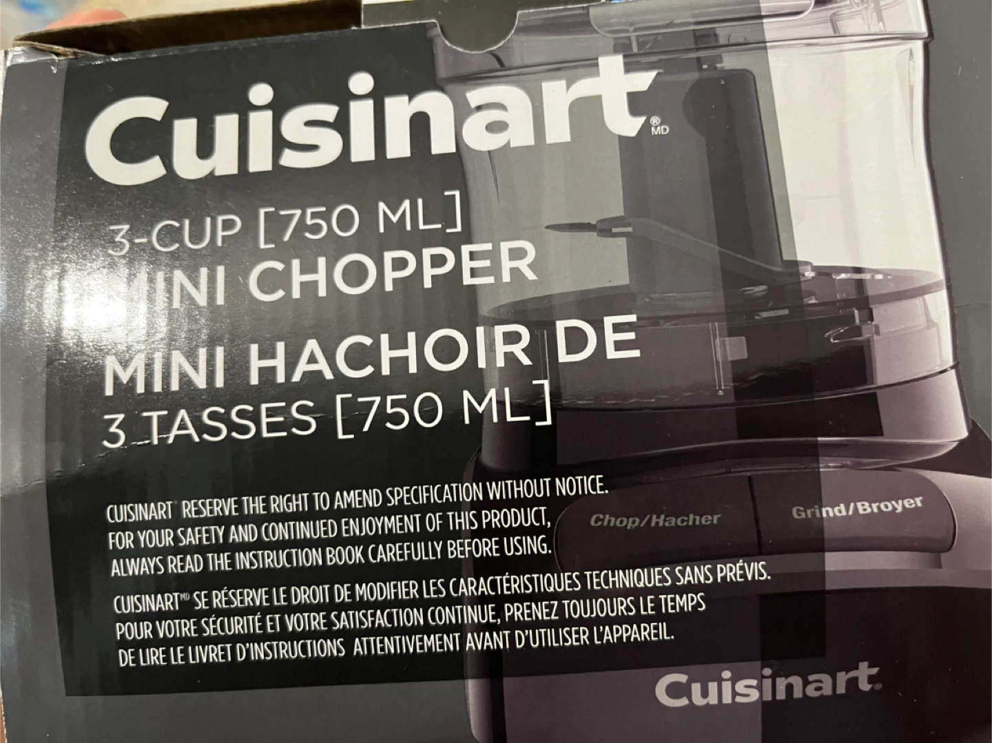 Cuisinart 3-Cup Mini Chopper - Brand New 🧡 - photo 3