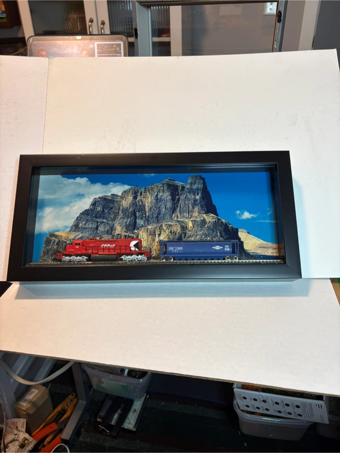 Framed Train Display