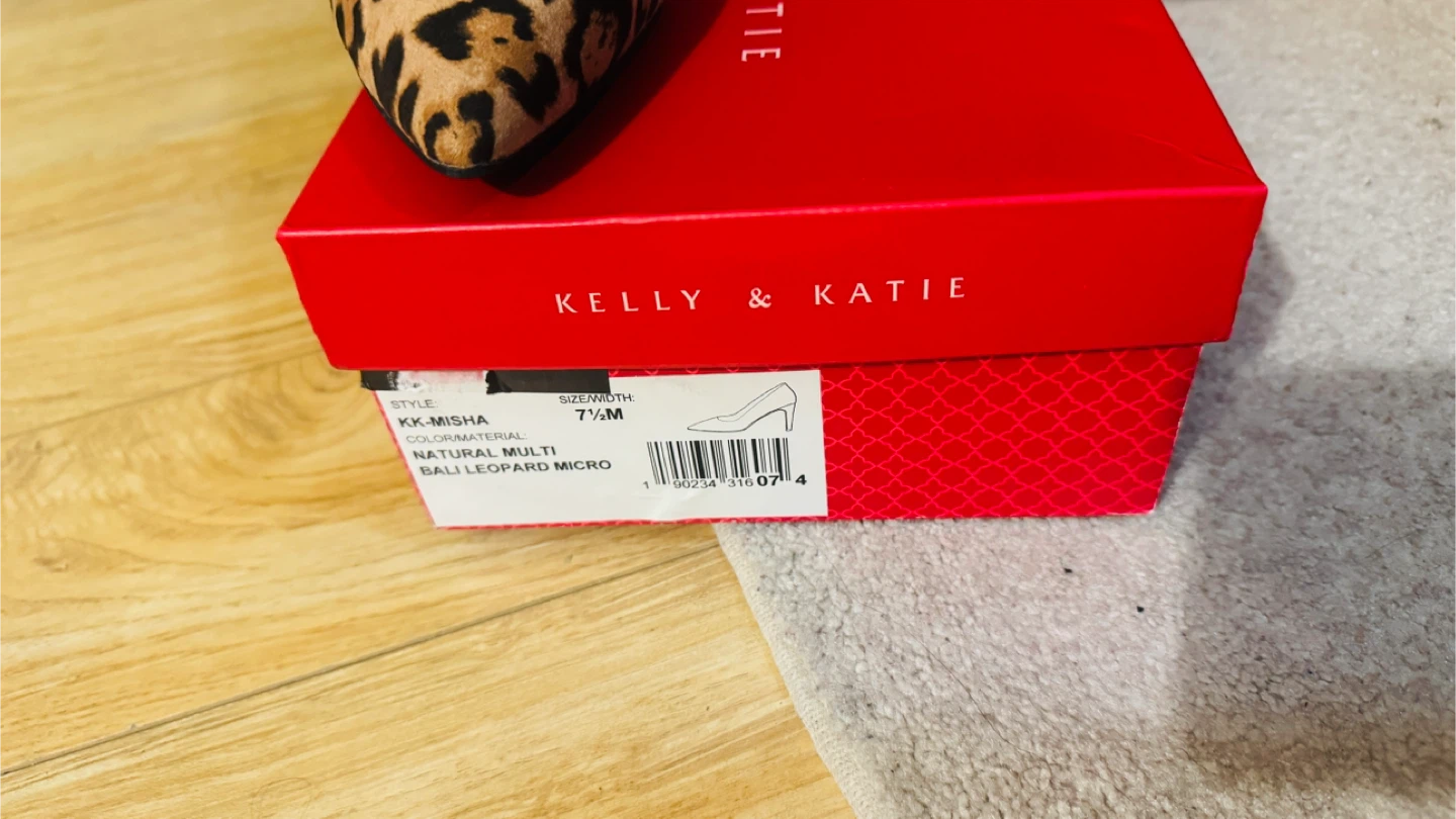 Brand new Kelly & Katie KK-MISHA Leopard Heels - Size 7.5M - photo 2