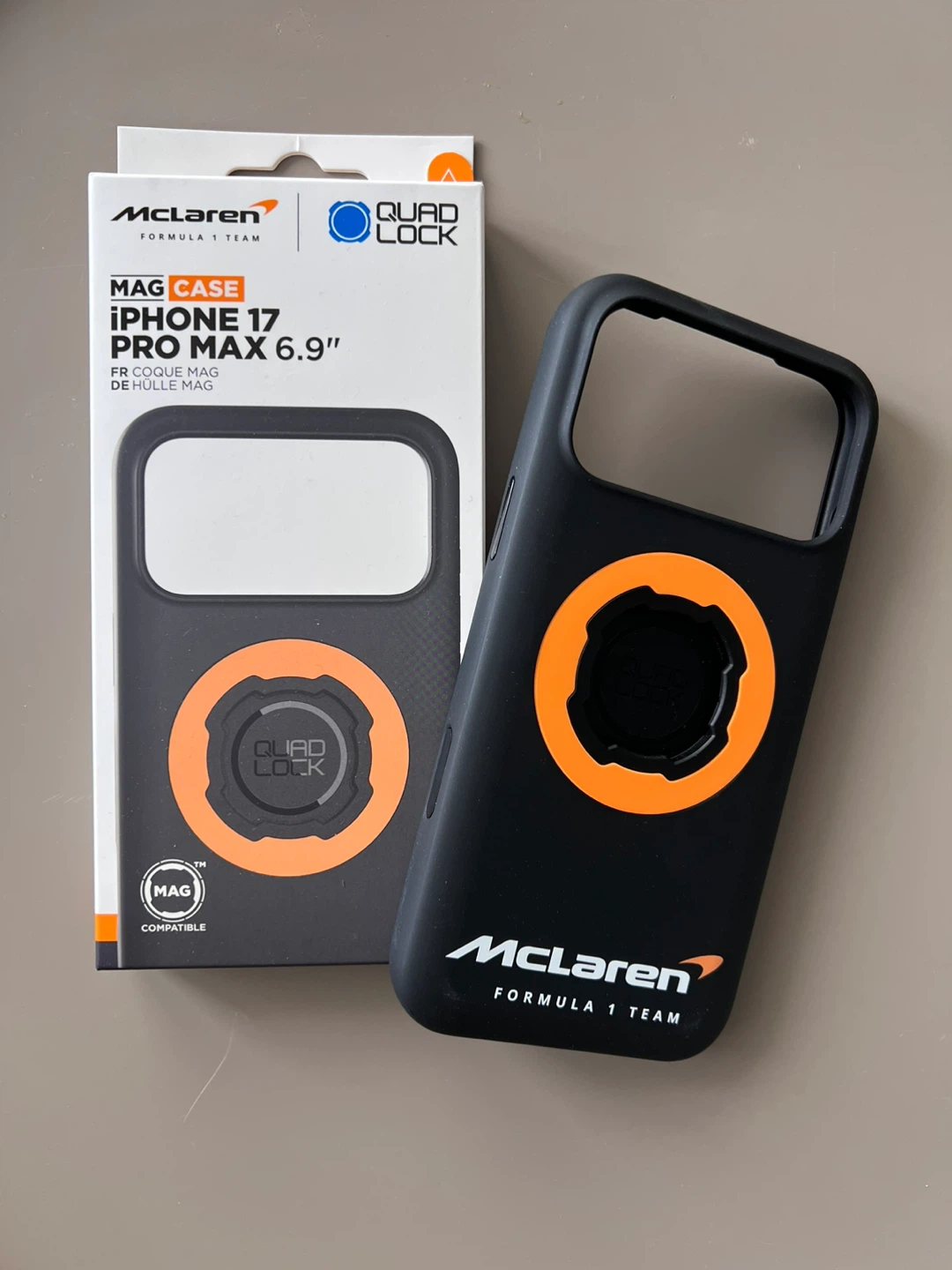 iPhone 17 Pro Max Quad Lock x McLaren MAG Case