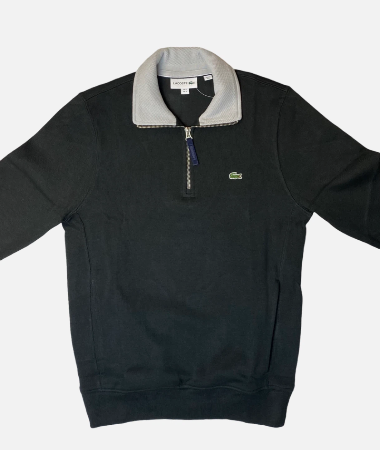 Lacoste Quarter Zip Pullover - Men's M - photo 2
