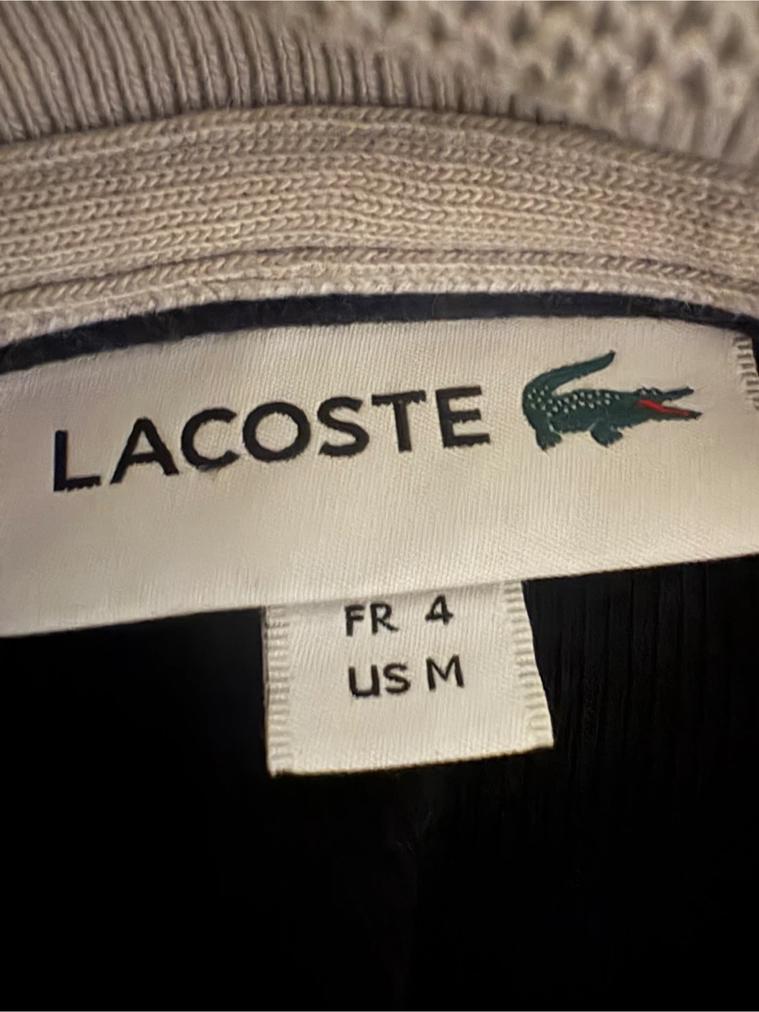 Lacoste Quarter Zip Pullover - Men's M - photo 5