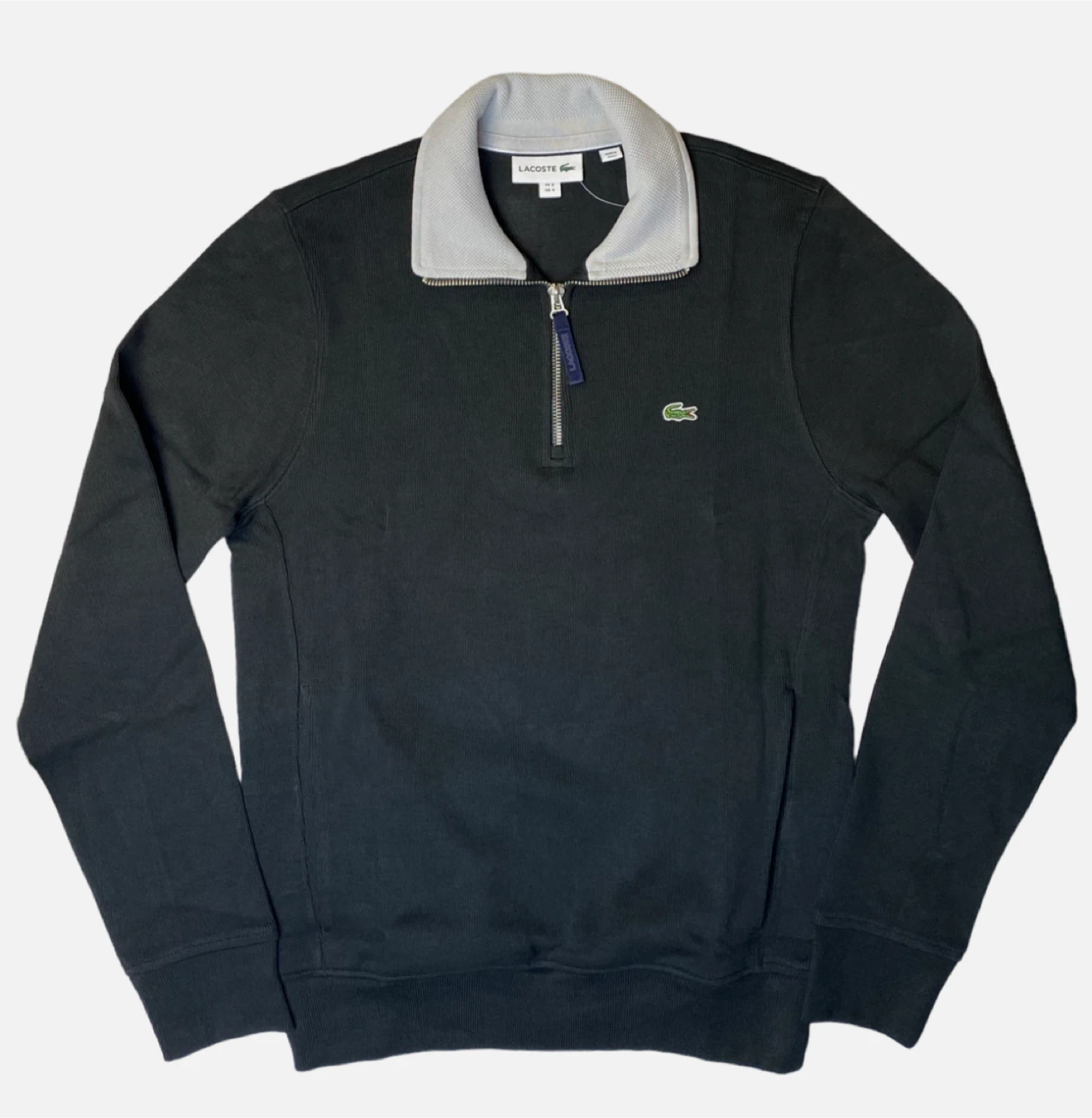 Lacoste Quarter Zip Pullover - Men's M