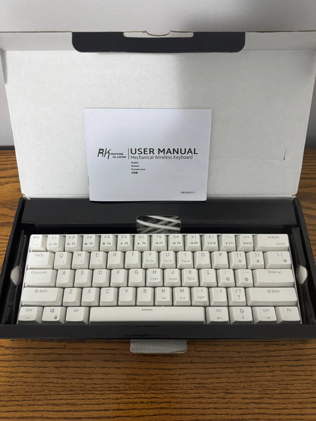 RK Royal Kludge RK61 Mechanical Keyboard - White - photo 3