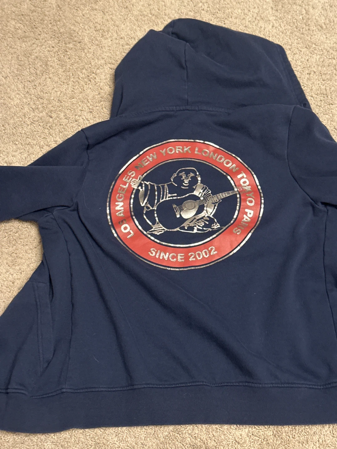 True Religion Hoodie - Navy Blue - photo 2