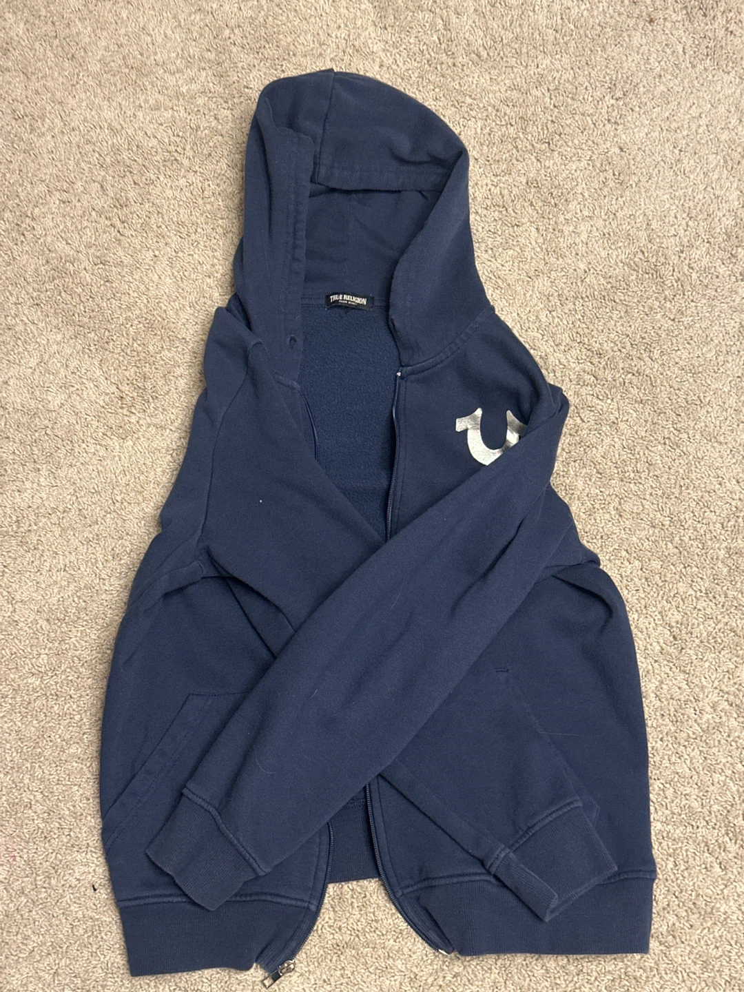 True Religion Hoodie - Navy Blue