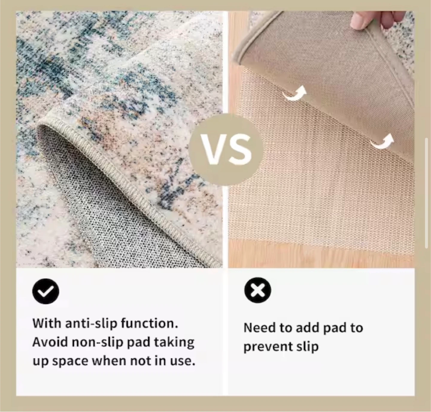 Area Rug, Foldable & Easy to Store - photo 2