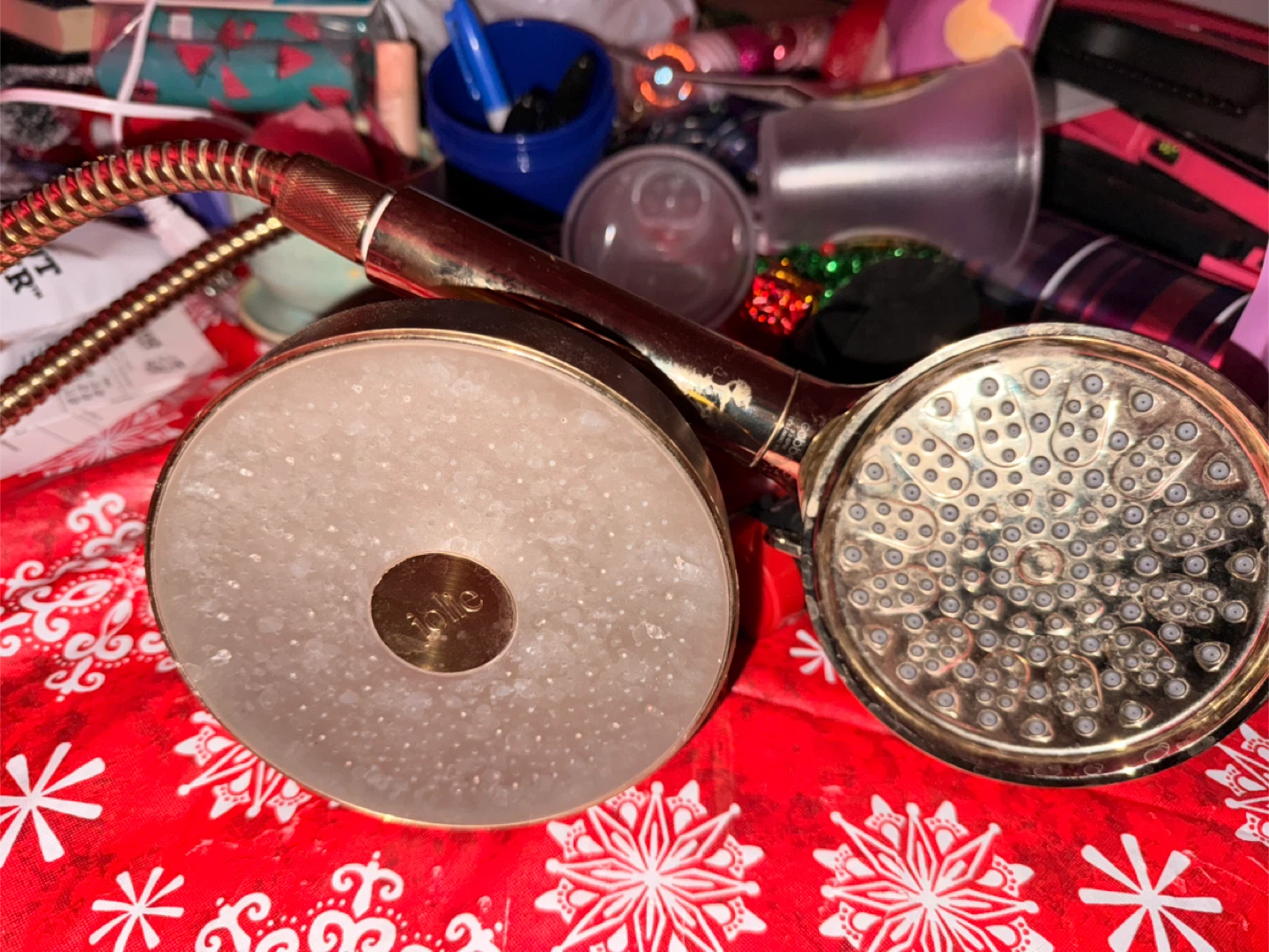 Gold Jolie Filtered Showerhead and extender head - photo 2