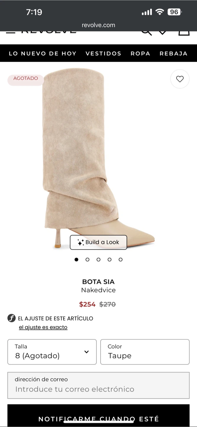Nakedvice Bota Sia Boots Size 8 - Taupe - photo 2