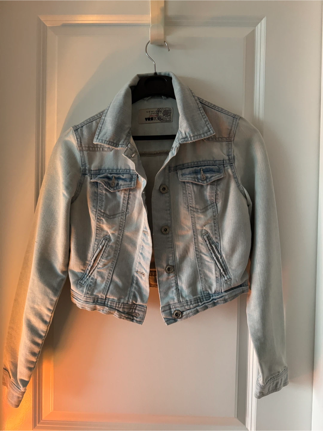 Light Blue Denim Jacket for women