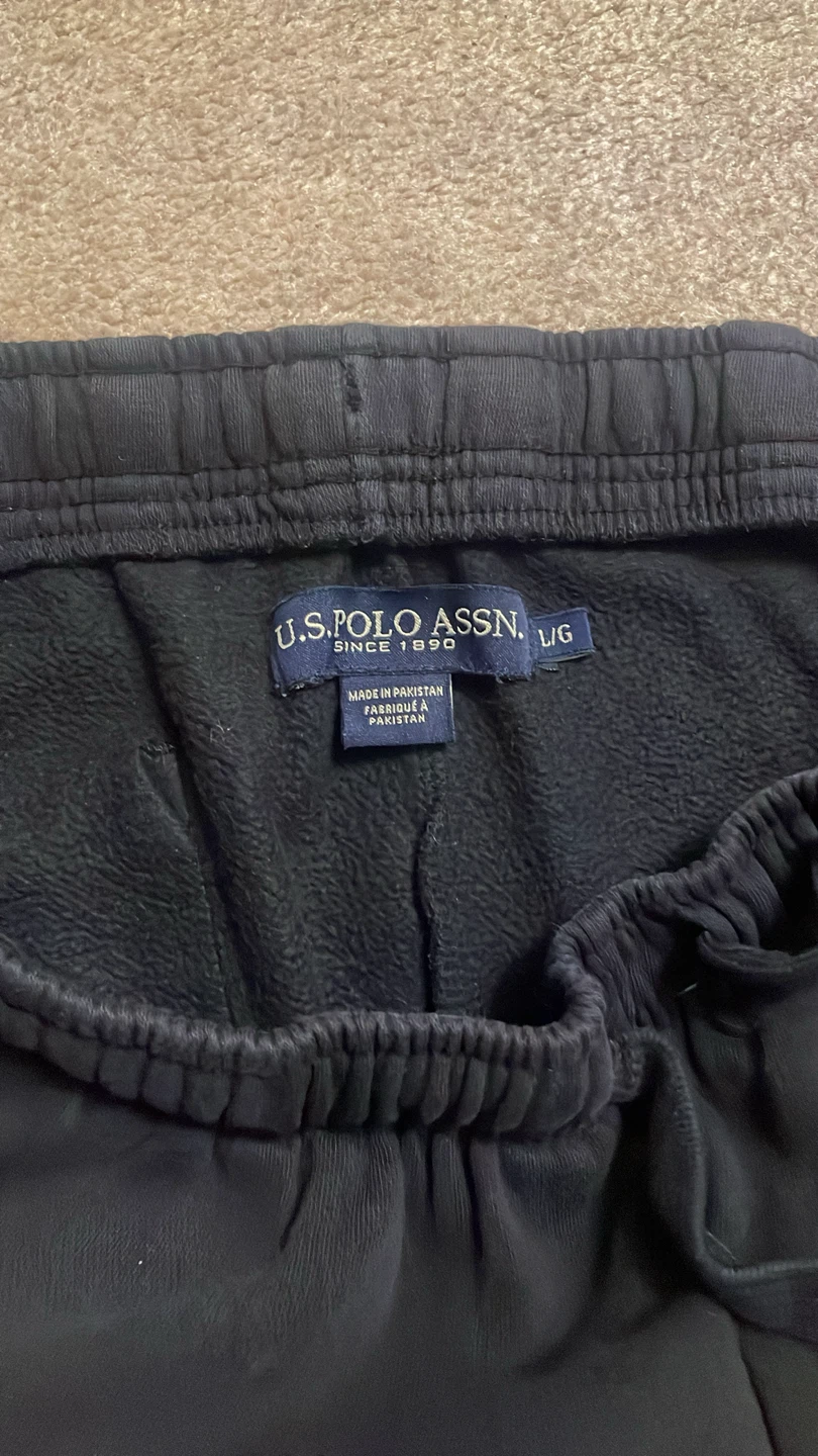 U.S. Polo Assn. Black Sweatpants